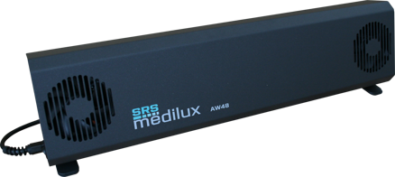 Germicídny žiarič SRSmedilux: AW48-B s WIFI ovládaním - stolový čierny