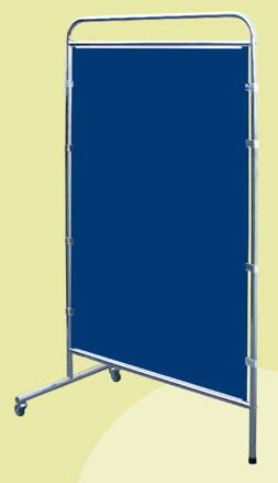1-krídlový lekársky paraván P-90 plexi (šírka 90 cm) s umývateľnou doskou